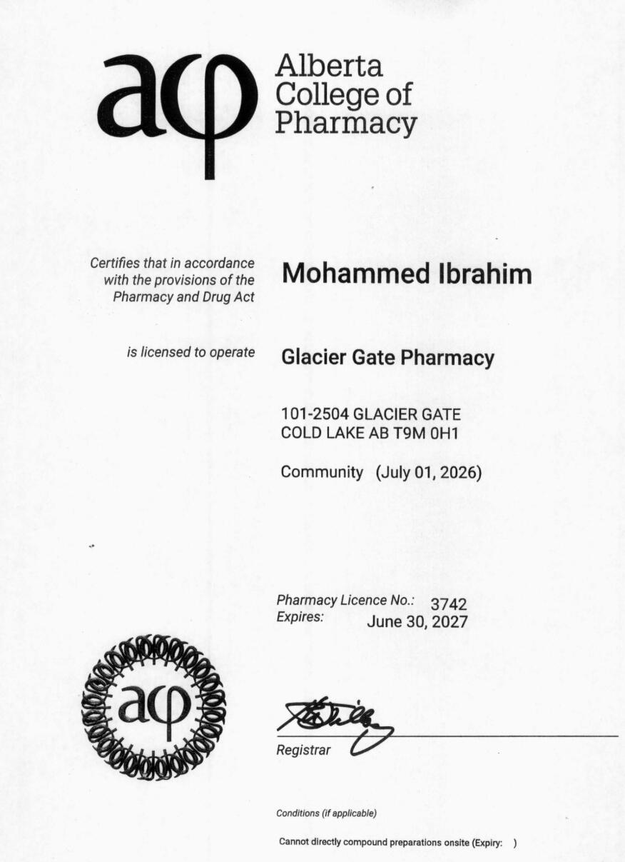 Pharmacy License
